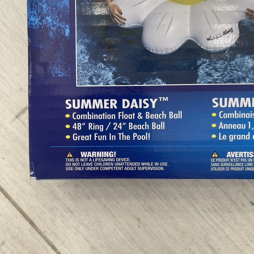 Swimline Water Sports Inflatable Summer Daisy Game 48" Pool Float NIB 90548 - Picture 2 of 3